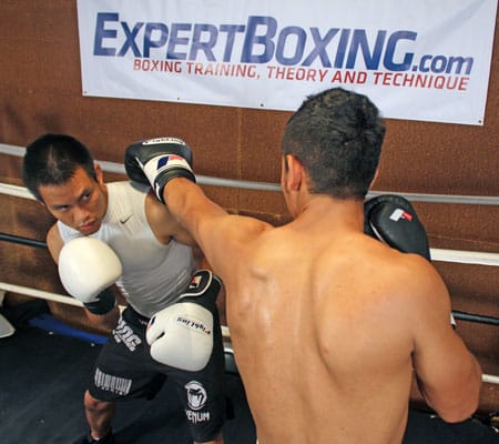 Boxing Right Hook (with boxing bag)