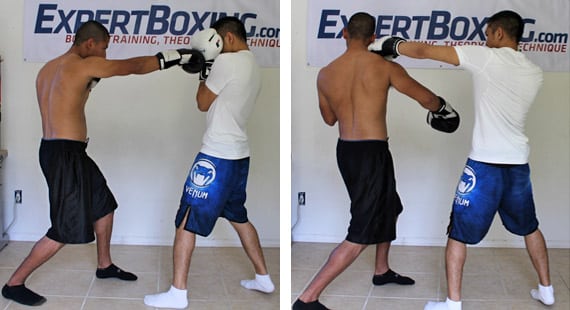 right hand counter 6 block and left hook
