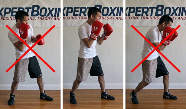 boxing footwork tips - straighten your spine