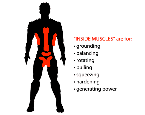 inside muscles generating power