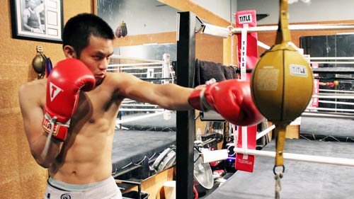 double end punching bag workout