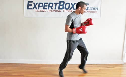 Boxing bounce step