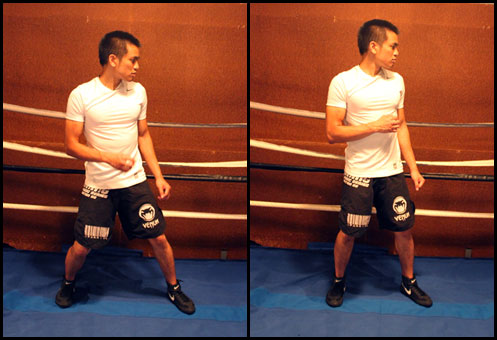 boxing stance high VS too high